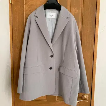 SLOBE IENA 그레이 테일러드 자켓