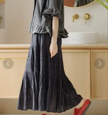 니코앤드 컷워크 레이스 스커트 Niko and -