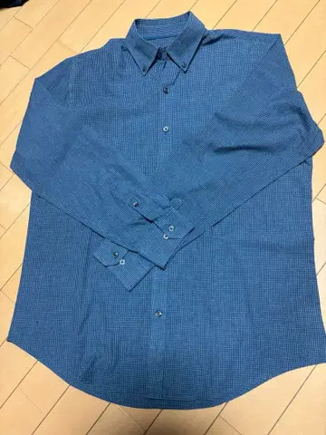 90-00s 반 헤이슨 클래식 긴팔 셔츠 다크 블루