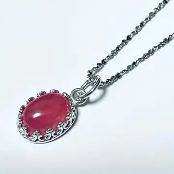 실버 잉카 로즈 목걸이