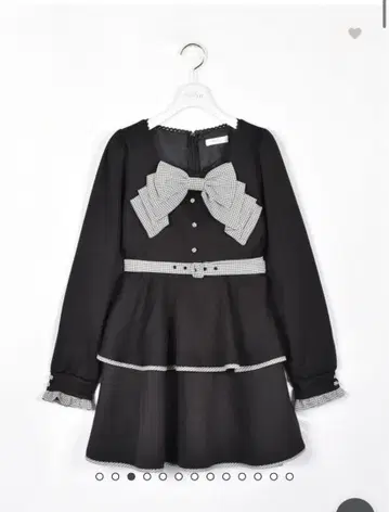 빅 리본 티어드 원피스 evelyn