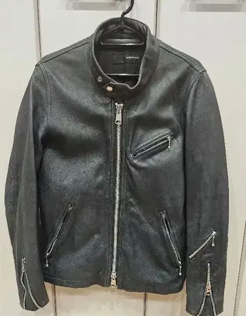 AMERICAN RAG CIE 블랙 싱글 라이더