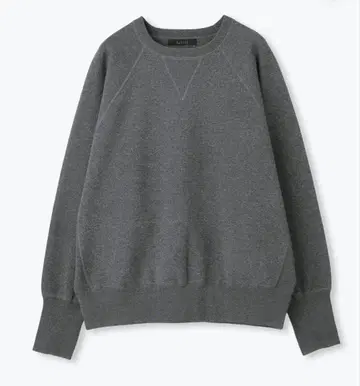 lelill 레릴 하이테크 니트 맨투맨 블랙