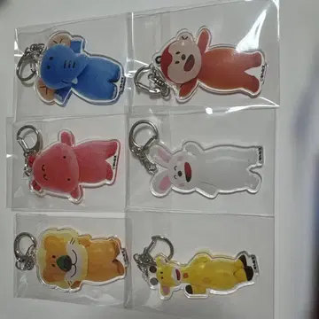 타베코 동물 라이브 캐릭터 아크릴 키링