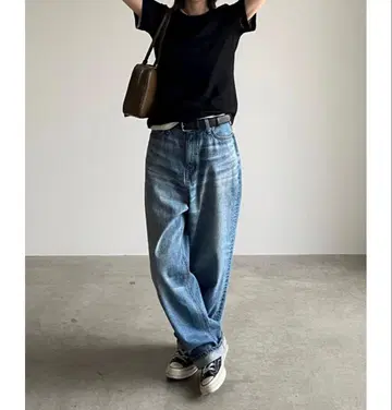 FASHIRU x SOMETHING 배기 핏 청바지 0 일본제