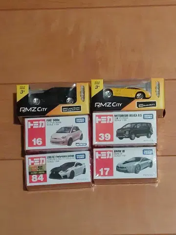 RMZ City 토미카 미니카 6개 세트