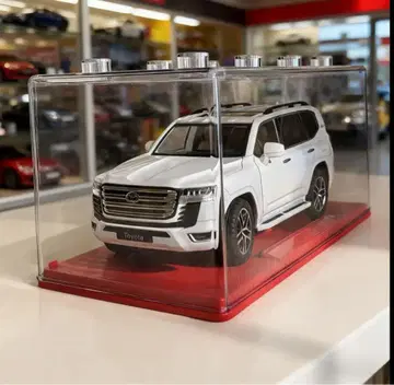 토요타 미니카 화이트 블랙 2종 1개 랜드크루저 모델카