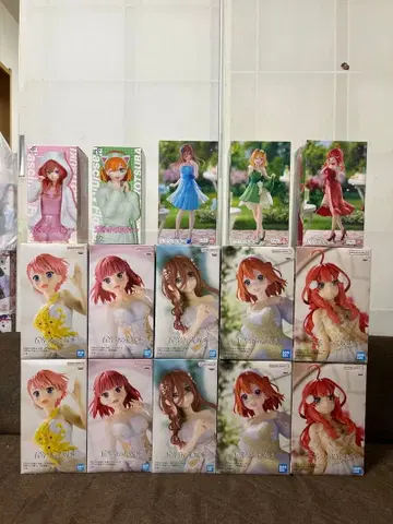 5등분의 신부 피규어 15점 묶음 판매