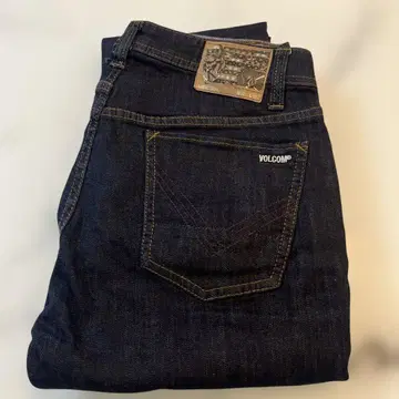 VOLCOM 다크 데님 스트레이트 데님 W30 L32