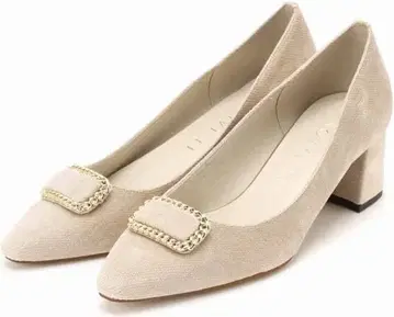 체인 버클 펌프스 베이지 23.5
