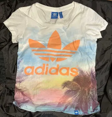 [ 초레어 ] adidas 하와이안 프린트 T셔츠 S