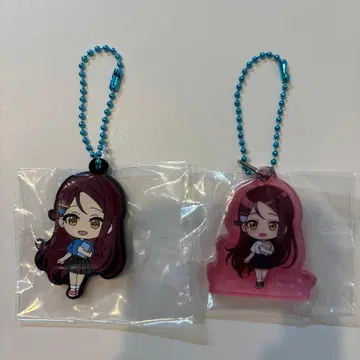 Aqours 사쿠라우치 리코 아크릴 오브제 키링 가챠가챠