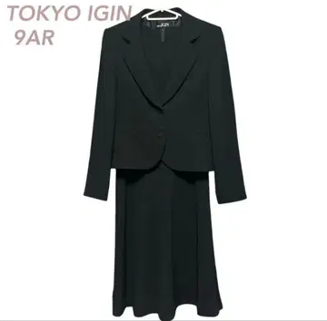 도쿄 이긴 포멀 셋업 9AR 블랙 원피스 수트