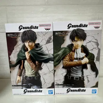 진격의 거인 Grandista 리바이 엘렌 피규어 2체 세트