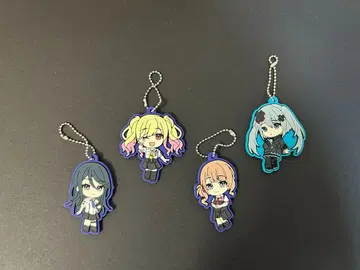 프로젝트 세카이 프로세카 캡슐 러버 키체인 4개 세트