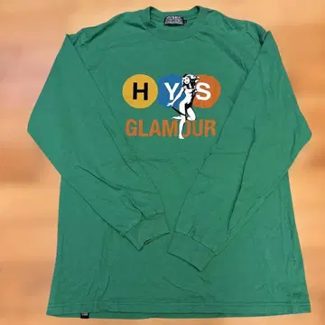 HYSTERIC 그린 긴팔 티셔츠 L