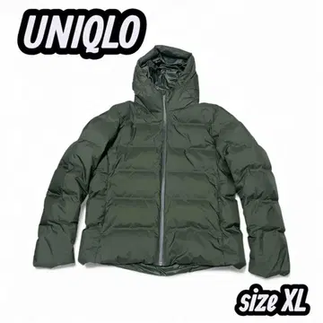 유니클로 심리스 그린 다운 자켓 XL