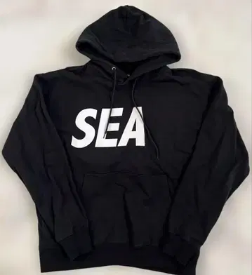 WIND AND SEA SEA 로고 후드티 L 사이즈 블랙