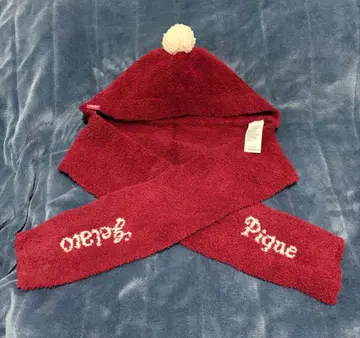 젤라또피케 후드 부착 머플러 보르도 산타클로스 새상품급