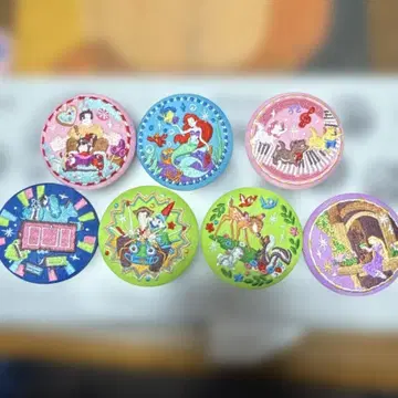 디즈니 자수 캔뱃지 Biscuit2 세트 판매