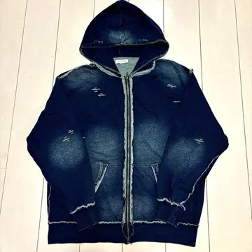 완판 24AW FREAK'S STORE 풀 집업 후드 맨투맨 다크 네이비