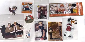 하이큐 스티커 클리어 카드