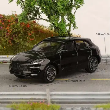 포르쉐 마칸 화이트 블랙 미니카 모델카