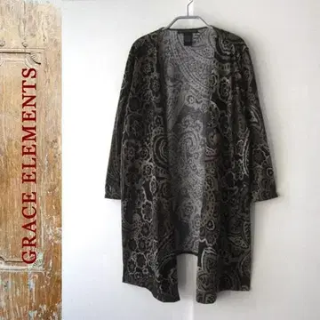 새상품급 GRACE ELEMENTS 겉옷 롱 가디건 L