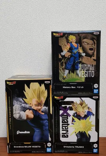 드래곤볼 Z 베지트 & 트렁크 & 마인 베지터 피규어 3개 세트 1