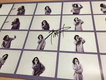 키타니 타츠야 사인 포함 포스터