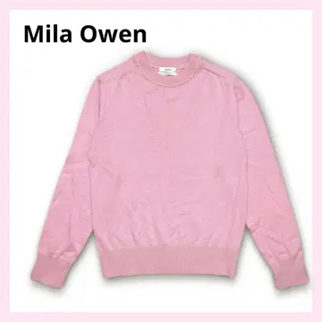 [ 새상품급 ] Mila Owen 핑크 울 블렌드 스웨터 S