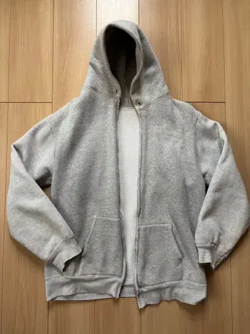 60s 더블 페이스 풀 집업 후드티