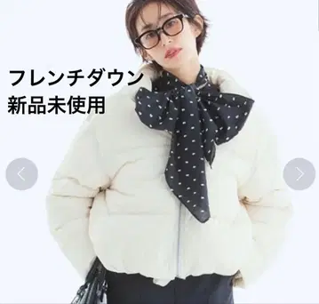 미라 오웬 후드 부착 숏 다운 자켓