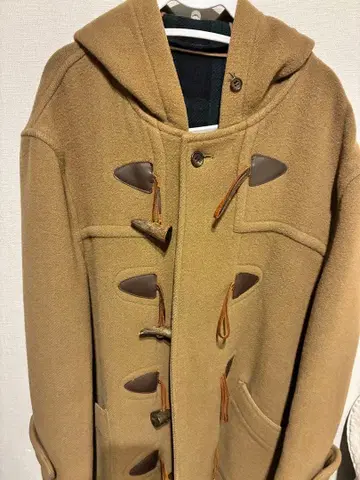 VAN JAC 더플 코트 안감 블랙워치 L~XL 상당