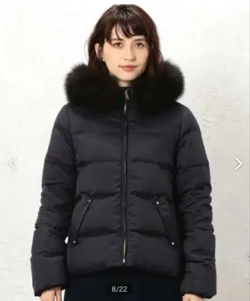 그린 라벨 릴랙싱 리버서블 다운 자켓 36 네이비 새상품급