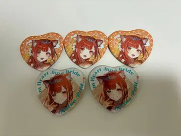 니지산지 Prism Heart June Bride 캔뱃지 쁘띠