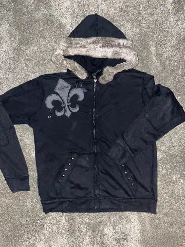 [ Affiliction ] y2k 후드티 퍼 포함 아카이브