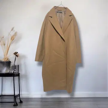 STUNNING LURE 롱 코트 브라운 카멜 계열 아우터