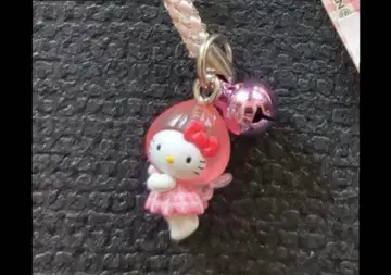 헬로키티 후쿠시마 한정판 peach fairy 피치페어리 네즈케 스트랩