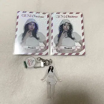 GENIC 카네야 마리안 크리스마스 카드 아크릴 참