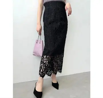 아뉴앙스 스칼라 레이스 타이트 스커트