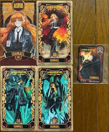 Limbus Company 이슈멜 인격 편성풍 씰 아르카나 카드