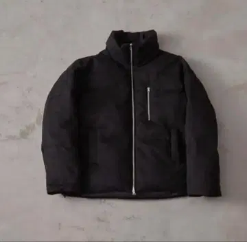 [ 새상품급 ] CLEL 하이넥 숏 기장 스웨이드 패딩 자켓 S 사이즈