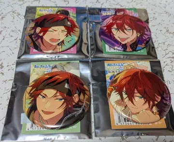 앙상블 스타즈!! Crazy:B 아마기 린네 캔뱃지 4개 세트