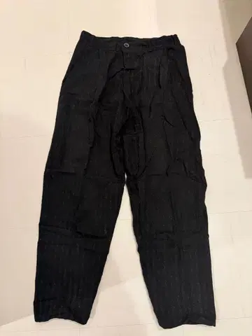 JANJAN VAN ESSCHE 스트라이프 와이드 팬츠