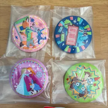 디즈니 자수 캔뱃지