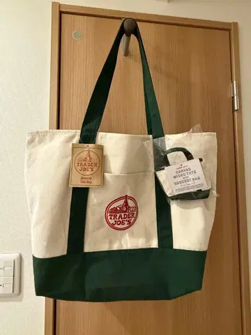 [ 새상품 ] TRADER JOE'S 토트백 & 미니 에코백 세트