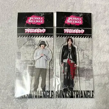 [ 즉시 구매 가능 ] 펑크 트라이앵글 아크릴 스탠드 후지바야시 야스야