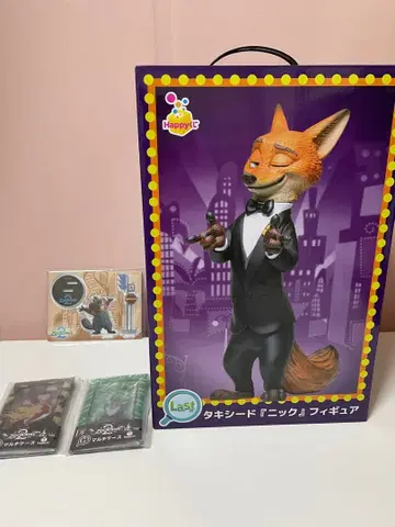 주토피아 닉 라스트 원 턱시도 피규어