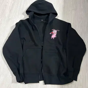 GU 블랙 후드티 겁쟁이 커리지 군